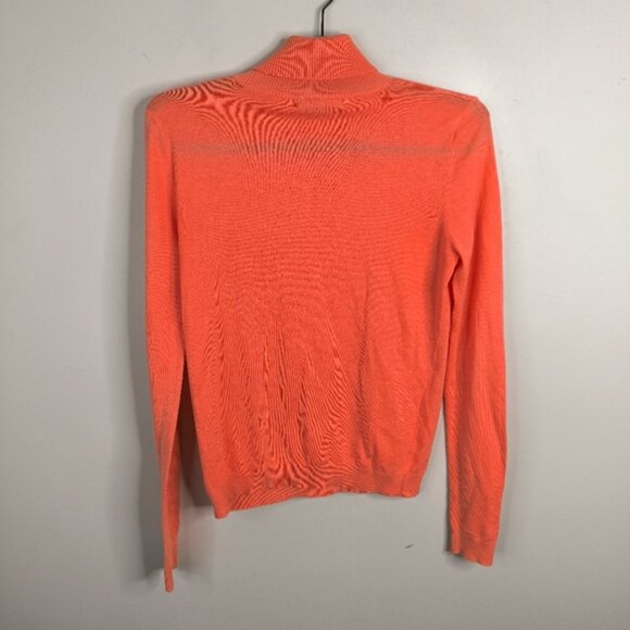 Marks & Spencer Oliver Bonas Quiet Luxury Wool Peach Cowl Turtle Neck Sweater S - Picture 2 of 9